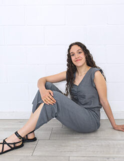 Pantalón fluido lino