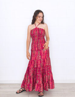 Vestido boho palabra de honor