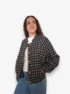 Bomber cuadro escocés-Photoroom