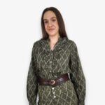 Blusa chorrera print étnico