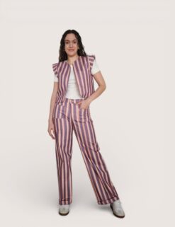 Jeans bolsillos rayas