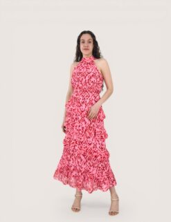 Vestido halter étnico