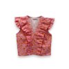 Blusa sin mangas pétalos