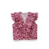 Blusa sin mangas pétalos