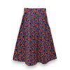Falda capa flor abanico