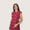Vestido cruzado palmeras