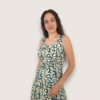 Vestido flores tirante ancho
