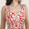 Vestido flores tirante ancho
