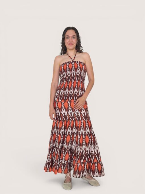 Vestido nido étnico