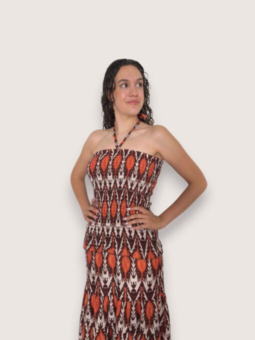 Vestido nido étnico