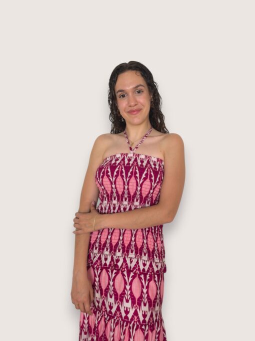 Vestido nido étnico