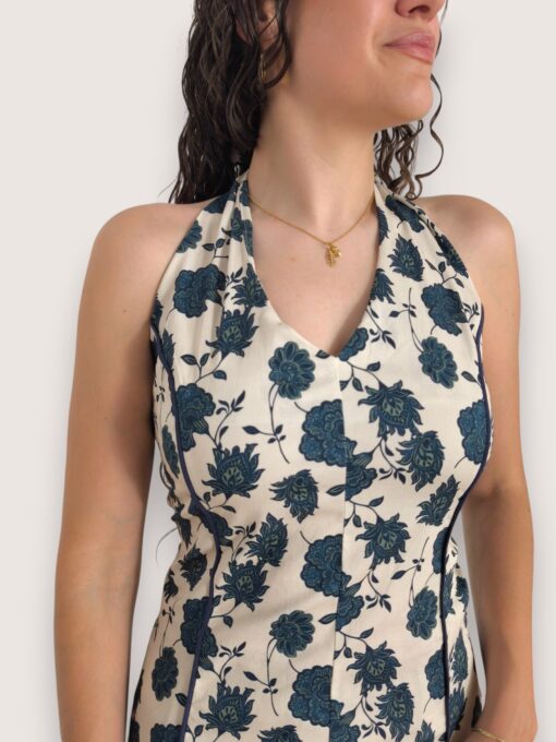 Top halter flores