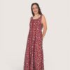 Vestido ribetes étnico