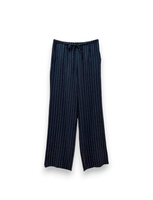 Pantalón lino raya fina