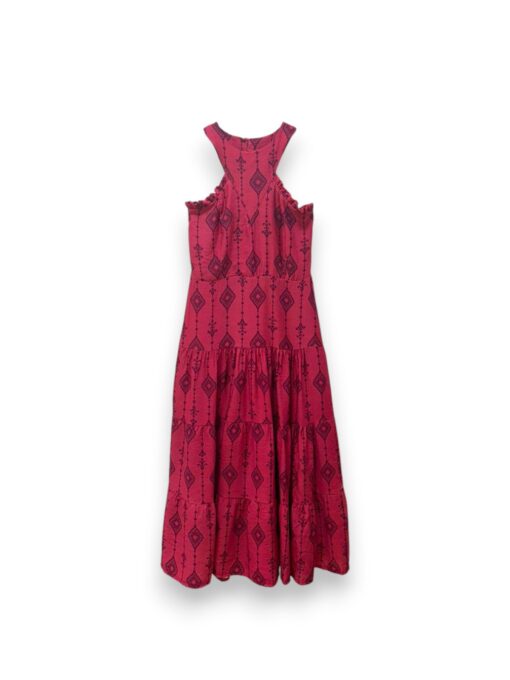 Vestido halter bloques étnico
