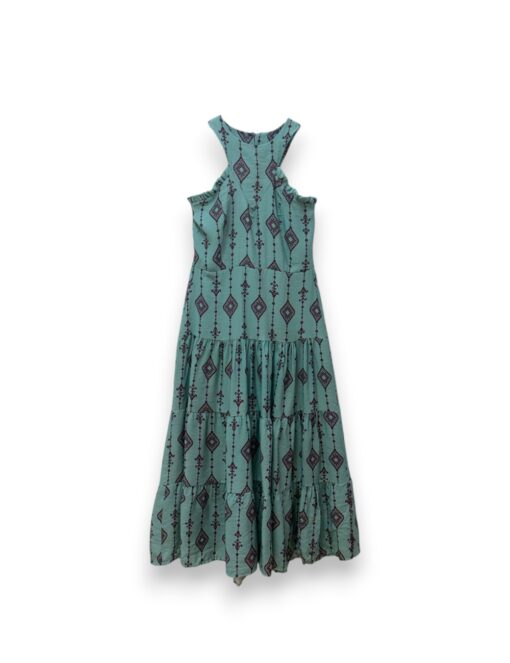 Vestido halter bloques étnico