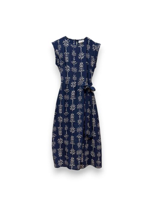 Vestido cruzado palmeras