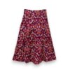 Falda evasé flor vintage