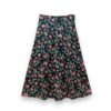 Falda evasé flor vintage