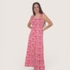 Vestido tirante volantito