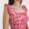 Vestido tirante volantito