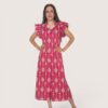 Vestido camisero volante