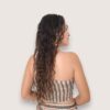 Top corto raya doble
