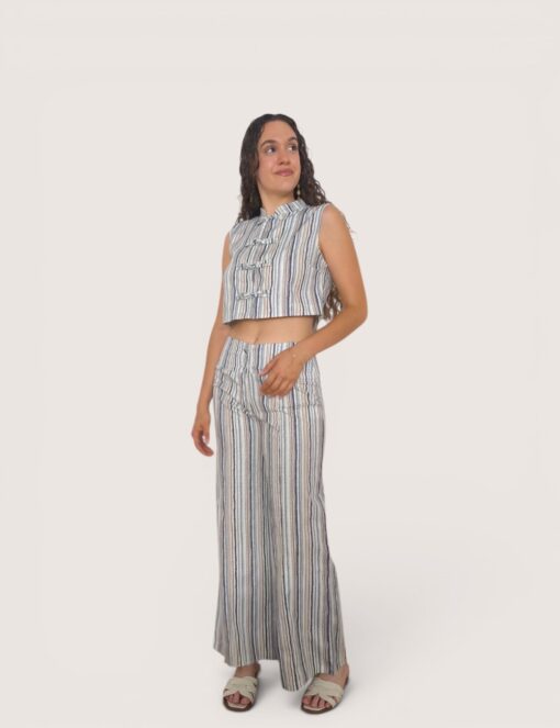Crop top rayitas