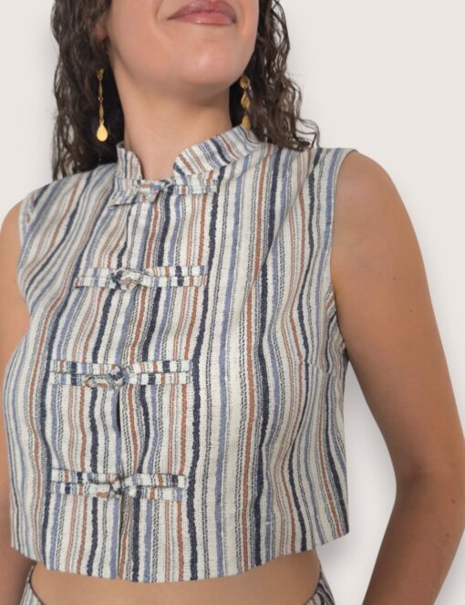 Crop top rayitas
