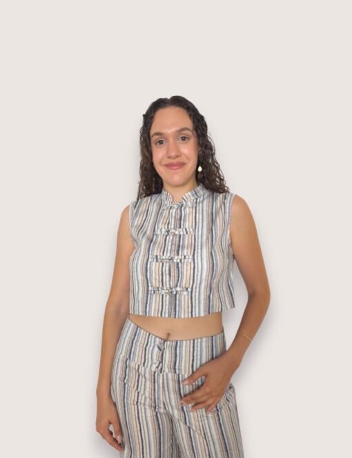 Crop top rayitas
