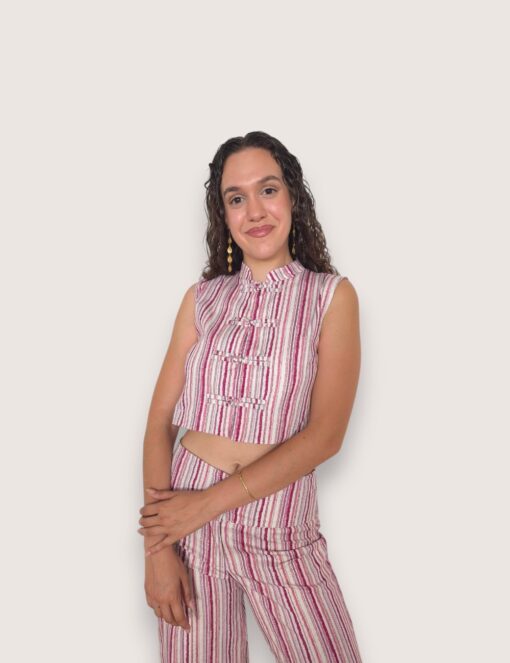 Crop top rayitas