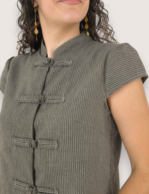 Blusa japonesa rayas