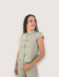Blusa japonesa rayas