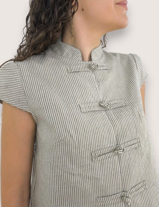 Blusa japonesa rayas
