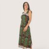 Top tirante ancho flor