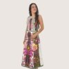 Falda midi tropical