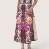 Falda midi tropical