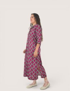 Vestido camisero manga