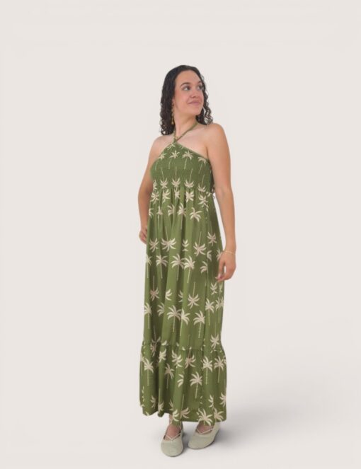 Vestido nido palmeras