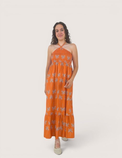 Vestido nido palmeras