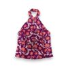 Top halter flor vintage