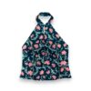 Top halter flor vintage