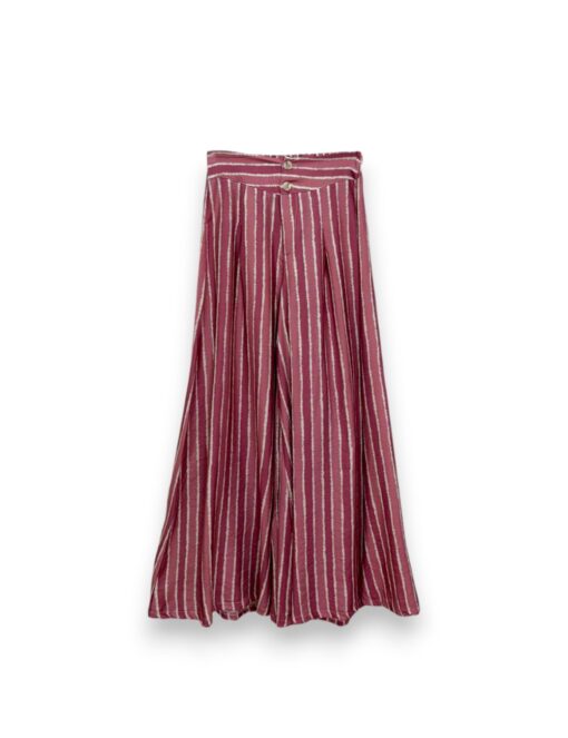 Pantalón palazzo raya ancha