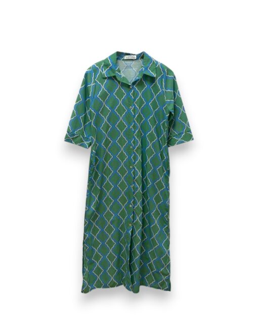 Vestido camisero manga