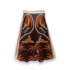 Falda midi palmera