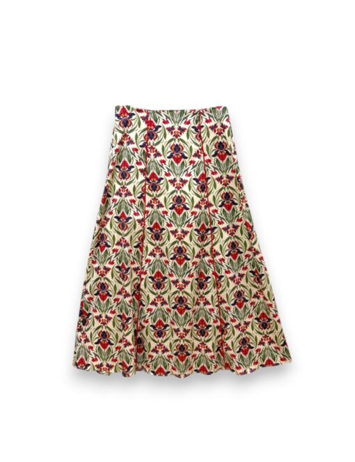 Falda evasé orquídea