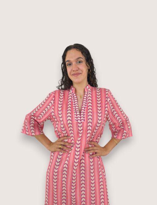 Kaftan print espiga
