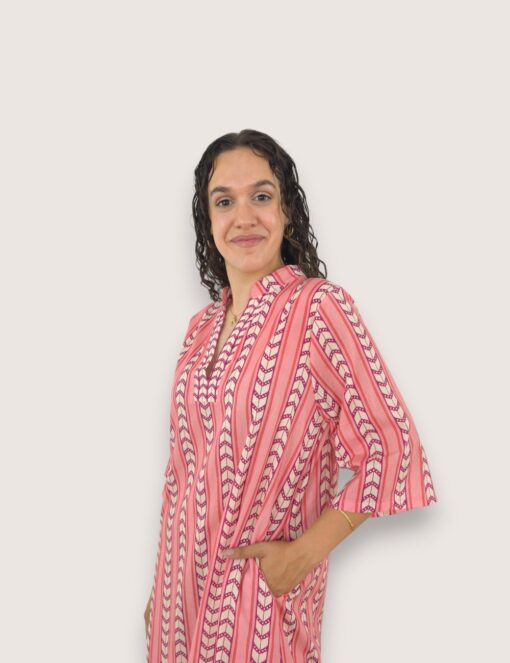 Kaftan print espiga