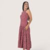 Vestido halter bloques mosaico