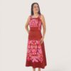 Falda midi ramo
